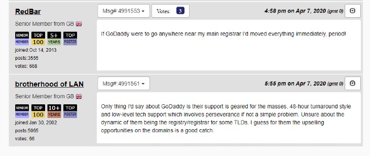 Response to Godaddy-Neustar deal