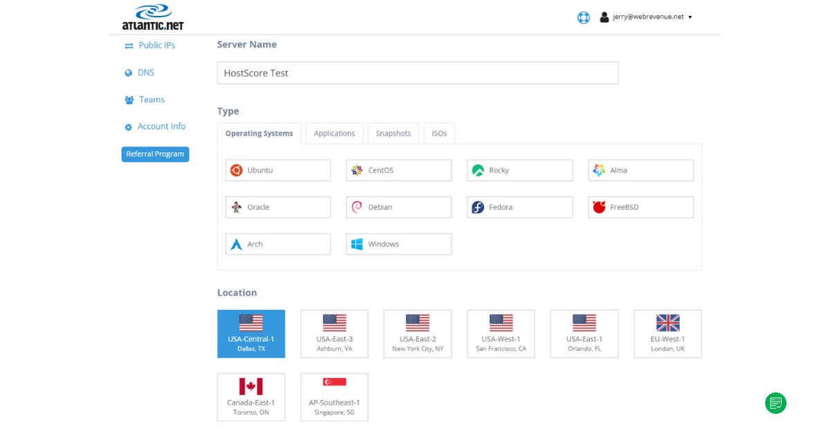 Atlantic.Net Review (81.1%): Host Performance, Pricing & User Ratings