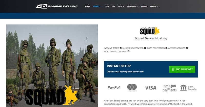 Best Squad Server Hosting Providers - HostScore