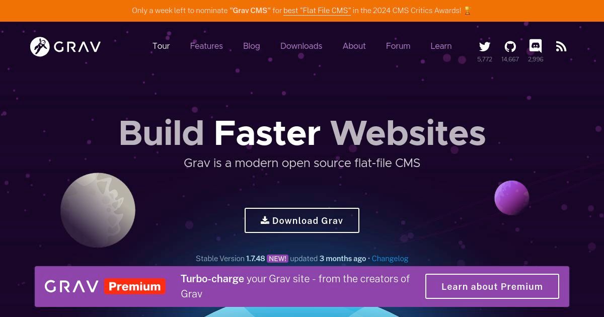 Grav Official Website Grav Official Website