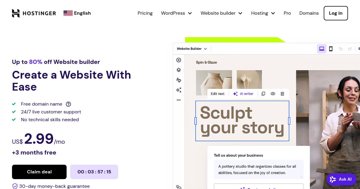 Hostinger Website Builder