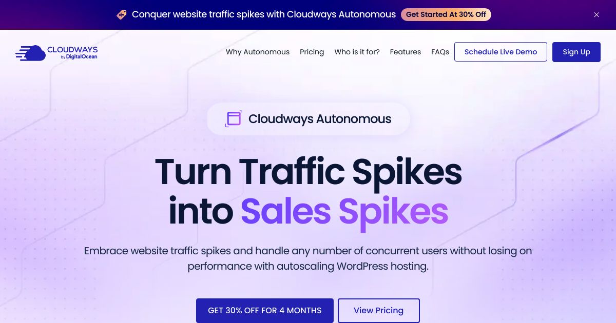 Cloudways Autonomous