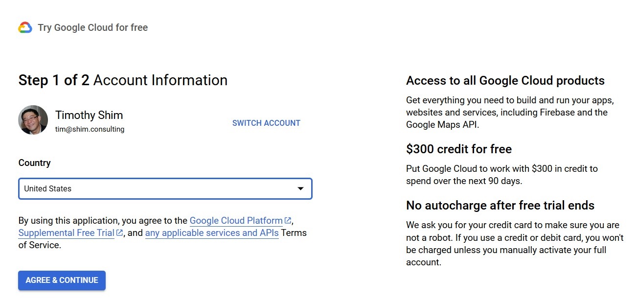 Getting started with Google Cloud platform