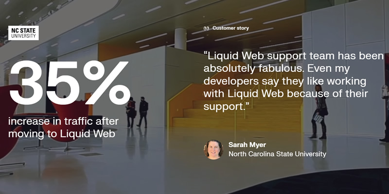 LiquidWeb 快樂的客戶