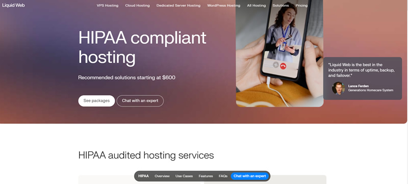LiquidWeb HIPAA Compliances