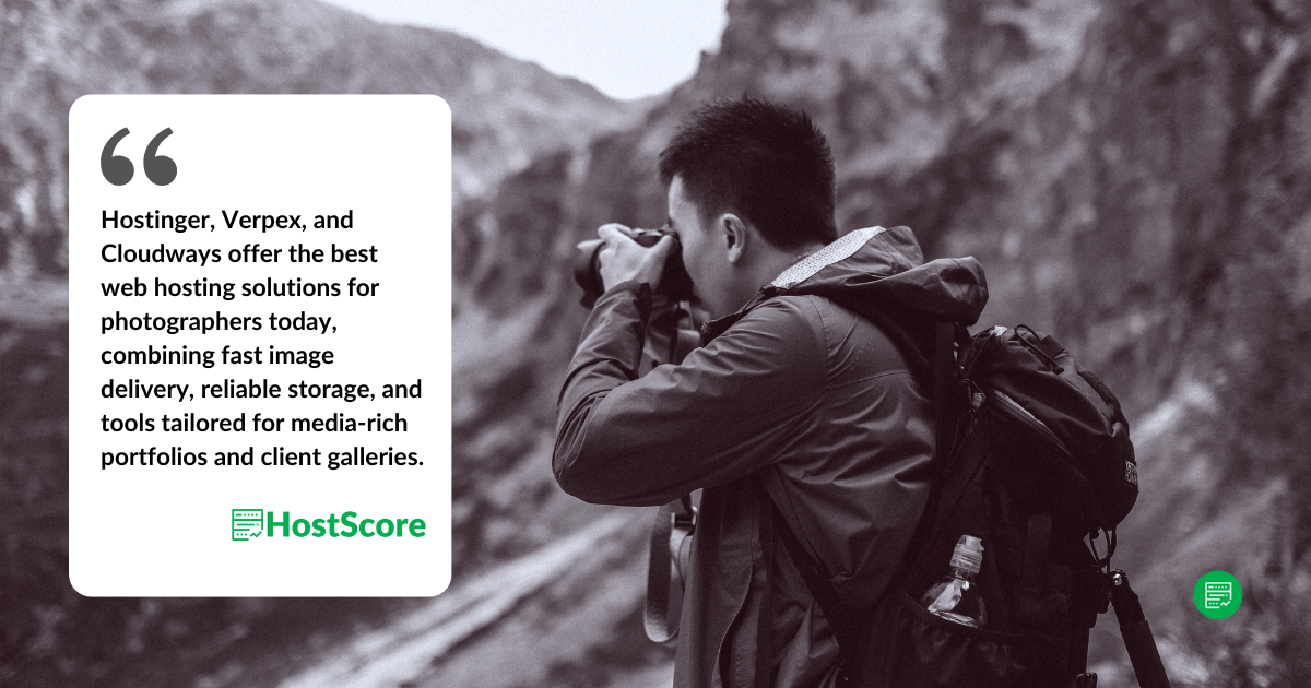Best Web Hosting for Photographers