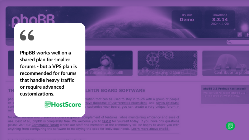 PhpBB Forum Hosting: Best Providers, Integrations, Plans & Features