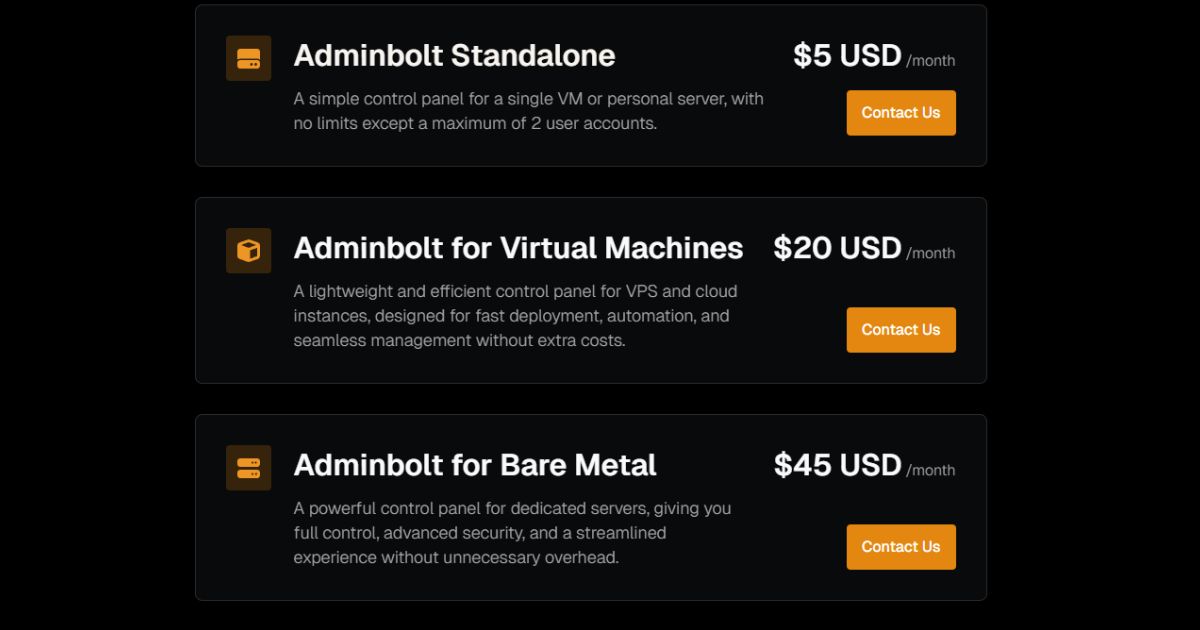 AdminBolt Beta Launch: A Modern, API-First Control Panel for Hosts ...