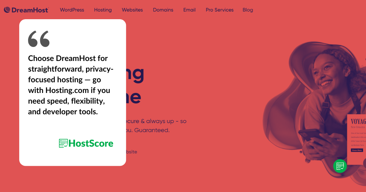 Hosting.com vs DreamHost