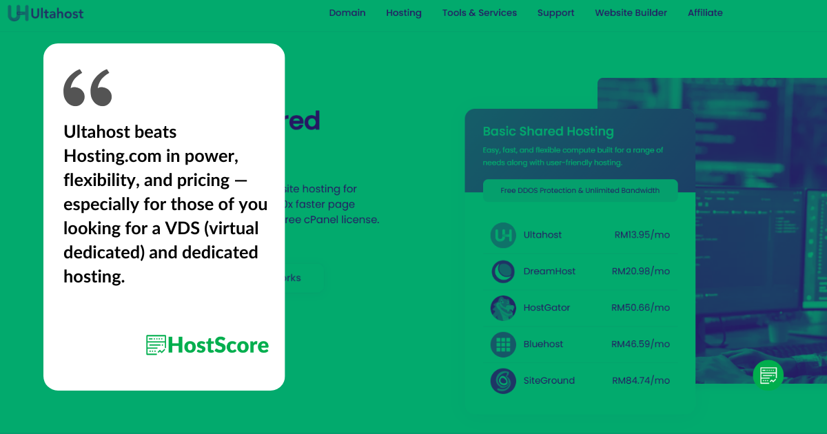 Hosting.com (formerly A2 Hosting) vs Ultahost