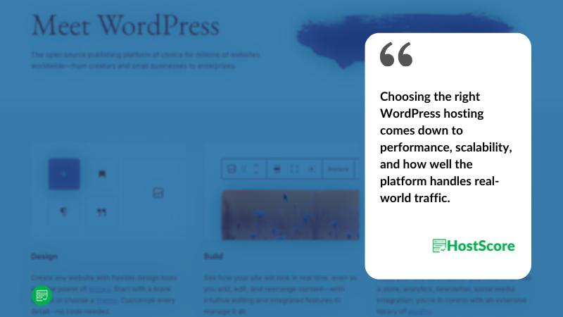 Il miglior Web Hosting per WordPress